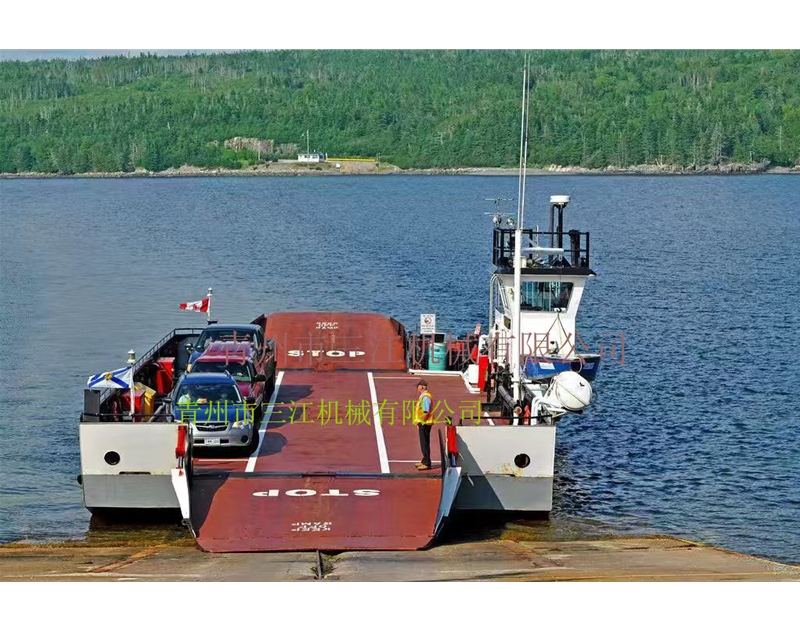 非洲剛果金交通部定制的擺渡船交付